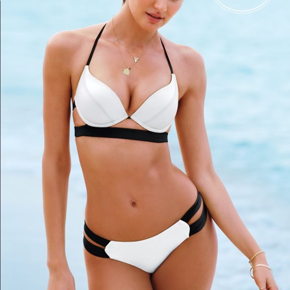 Victoria’s Secret Hottie Halter suit 34d med